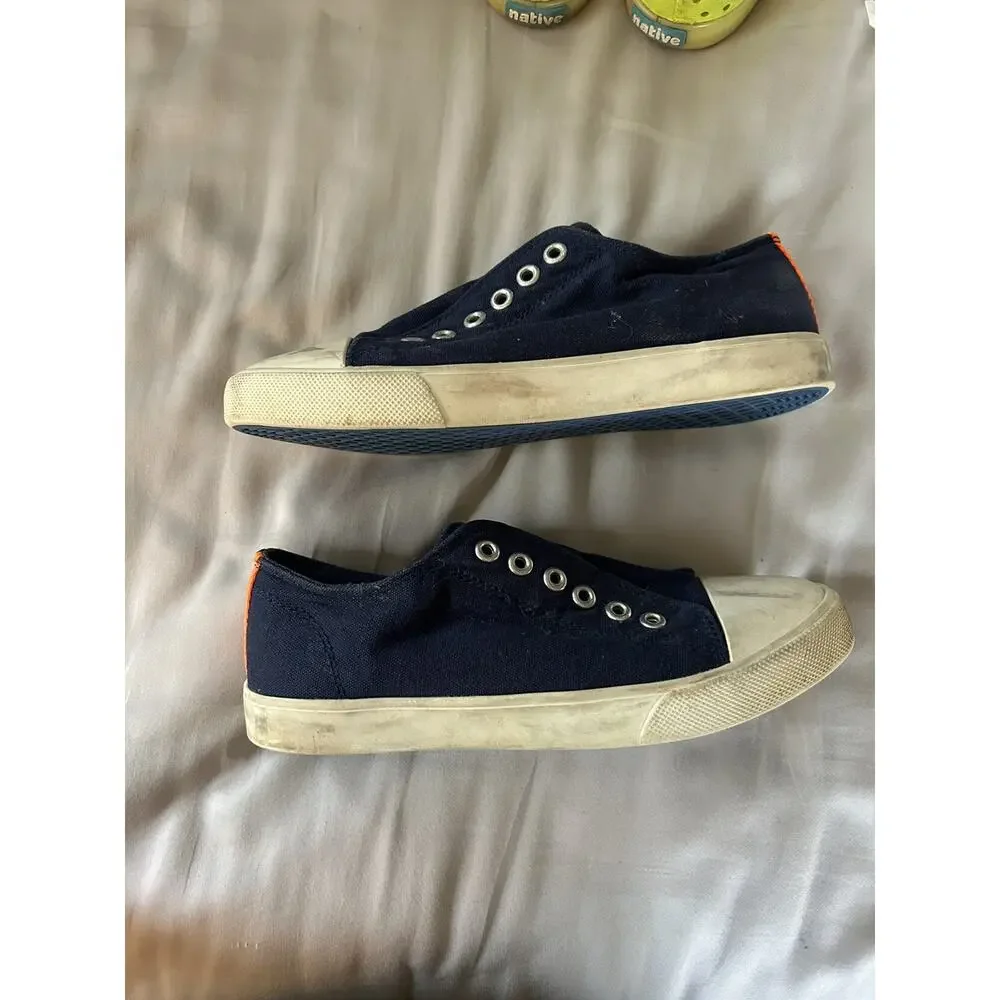 Mini Boden Blue Canvas Sneakers EU 35